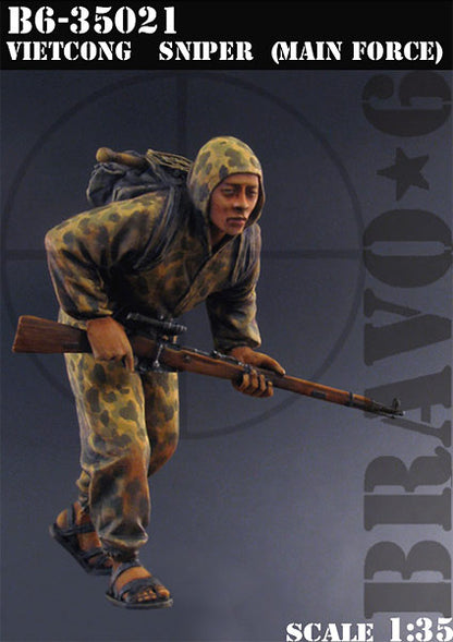 BRAVO *6 35021 VIETNAM WAR VIETCONG SNIPER (MAIN FORCES) 1:35