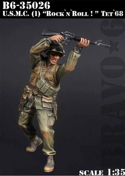 BRAVO *6 35026 VIETNAM WAR U.S. MARINE CORPS  "ROCK-N ROLL!" TET 1968 1:35