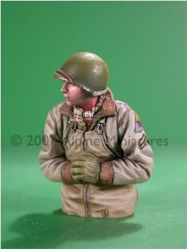 ALPINE MINIATURES 1:35 SET 35034 WWII US TANK CREW WINTER #2 (1/2 FIGURE)