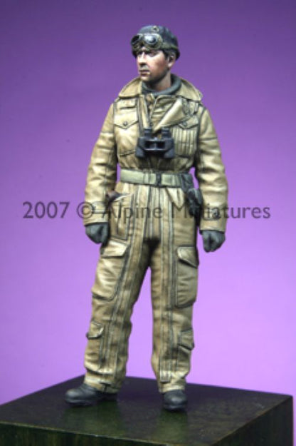 ALPINE MINIATURES 1:35 SET 35048 WWII BRITISH TANK CREW #1  (1 FIGURE-2 HEADS)