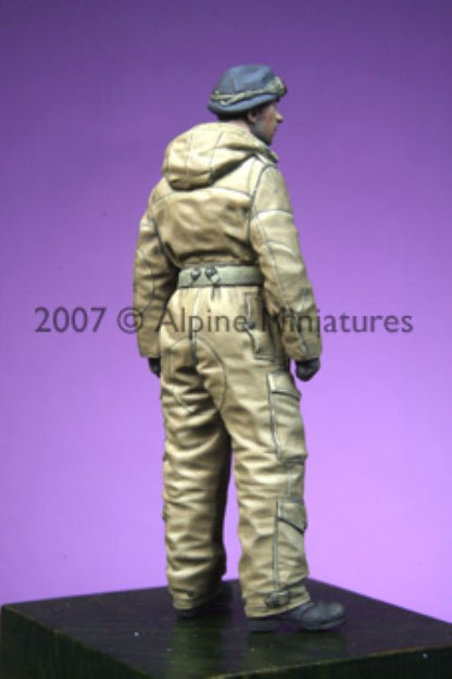 ALPINE MINIATURES 1:35 SET 35048 WWII BRITISH TANK CREW #1  (1 FIGURE-2 HEADS)