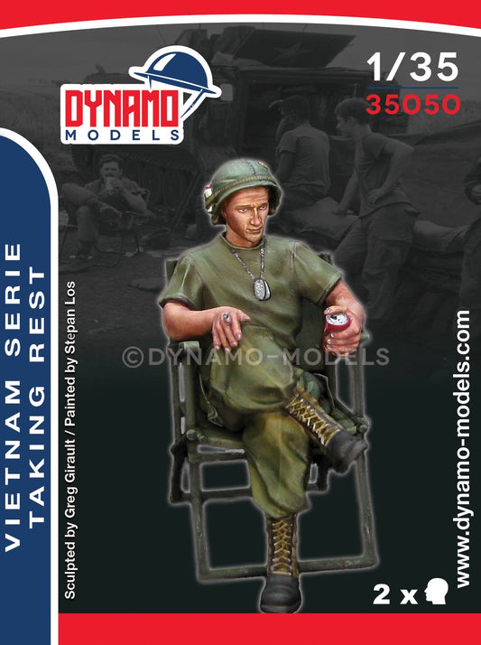 DYNAMO MODEL 35050 VIETNAM SERIES U.S.  SOLDIER TAKING REST