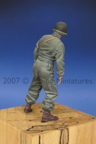 ALPINE MINIATURES 1:35 SET 35052 WWII US TANK CREW #2  (1 FIGURE-2 HEADS)