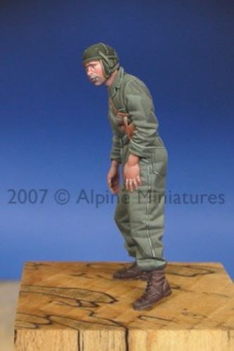 ALPINE MINIATURES 1:35 SET 35052 WWII US TANK CREW #2  (1 FIGURE-2 HEADS)