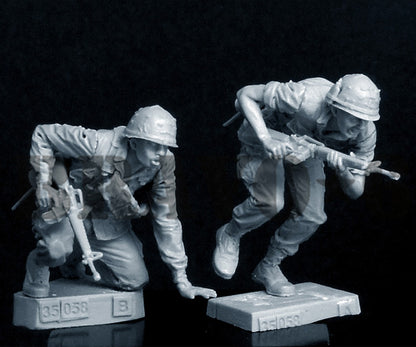 BRAVO *6 35058 VIETNAM WAR U.S.  ARMY INFANTRY (9) "MOVE! MOVE!" 1:35