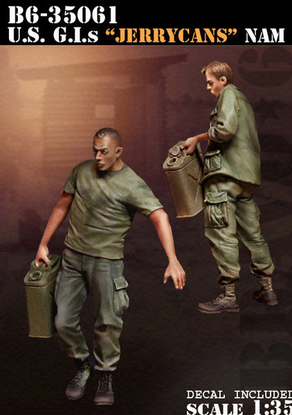 BRAVO *6 35061 VIETNAM WAR U.S.  G.I.'s "JERRYCANS" (2 FIGURES) 1:35