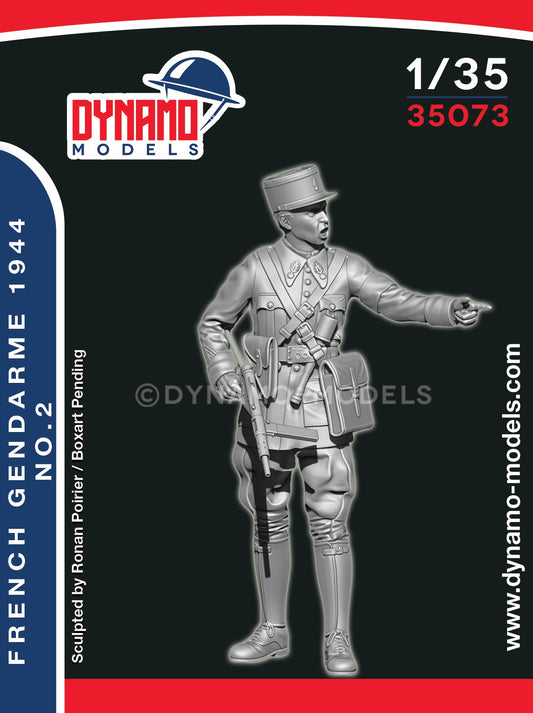 DYNAMO MODEL 1:35 KIT 35073 WWII FRENCH GENDARME 1944 NO. 2 (1 FIGURE)