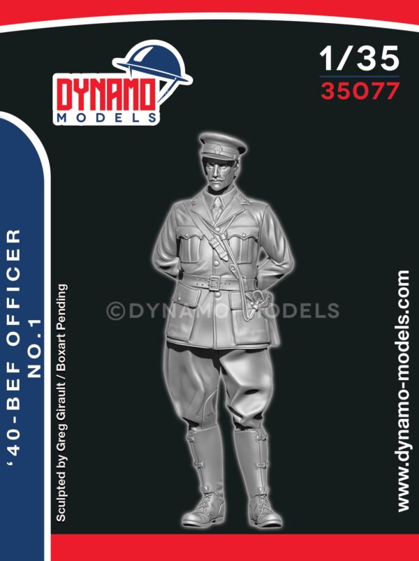 DYNAMO MODEL 35077 WWII BRITISH EXPEDITIONARY FORCE OFFICER NO. 1 (1 FIGURE)