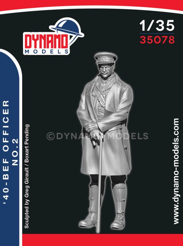 DYNAMO MODEL 35078 WWII BRITISH EXPEDITIONARY FORCE OFFICER NO. 2 (1 FIGURE)