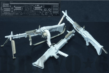 BRAVO *6 35080 VIETNAM WAR U.S. M60 "PIG" MACHINE GUN PHOTOETCHED (1:35)