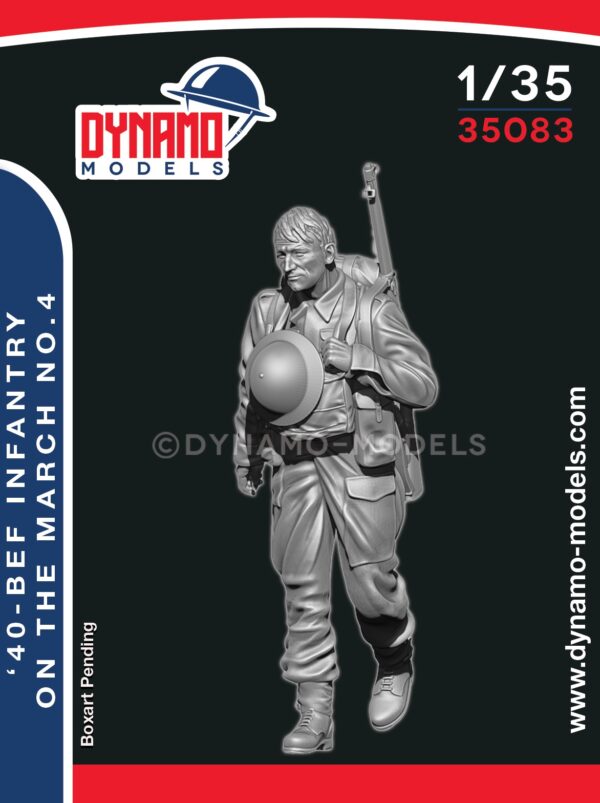 DYNAMO MODEL 35083 WWII BRITISH EXPEDITIONARY FORCE INFANTRY MARCHING NO. 4