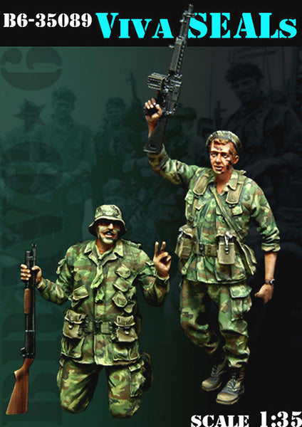 BRAVO *6 35089 VIETNAM WAR U.S.  SOLDIERS "VIVA SEALS" 1:35