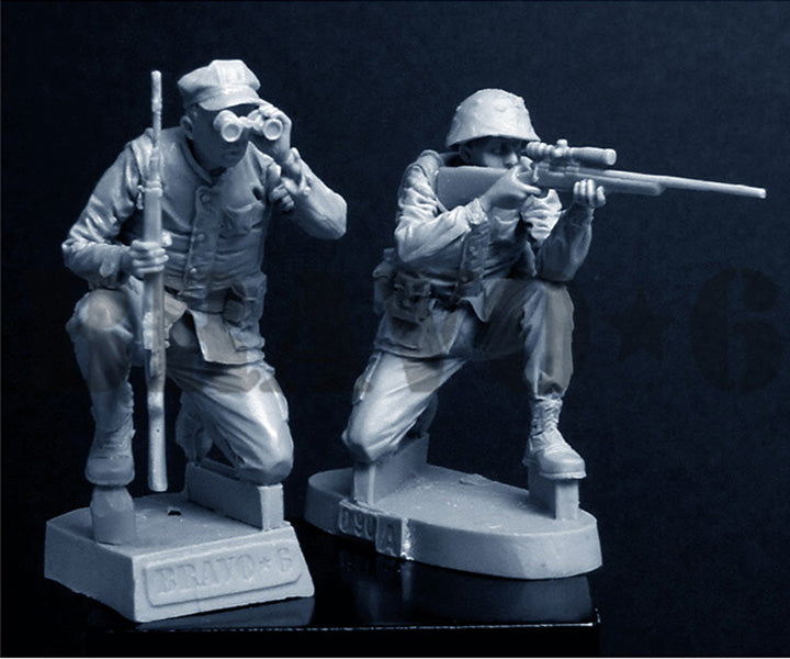 BRAVO *6 35090 VIETNAM WAR TET  1968 U.S. MARINE CORP SNIPER TEAM  1:35