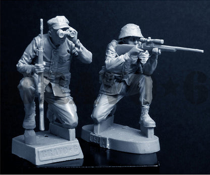 BRAVO *6 35090 VIETNAM WAR TET  1968 U.S. MARINE CORP SNIPER TEAM  1:35