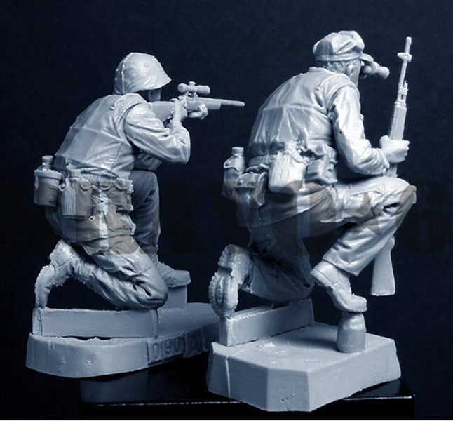 BRAVO *6 35090 VIETNAM WAR TET  1968 U.S. MARINE CORP SNIPER TEAM  1:35