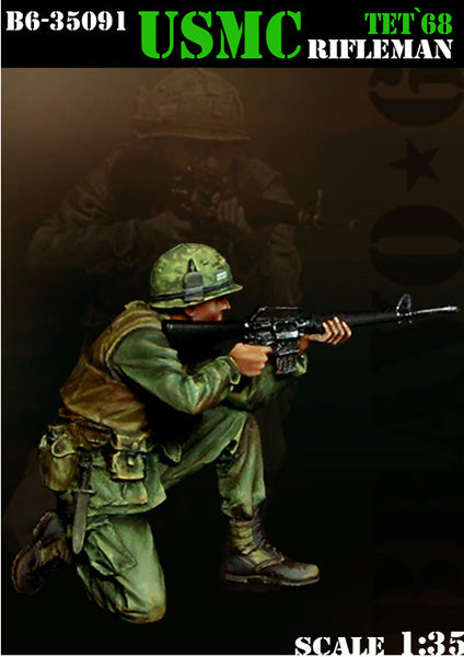 BRAVO *6 35091 VIETNAM WAR TET 68 U.S.M.C. "RIFLEMAN"  1:35