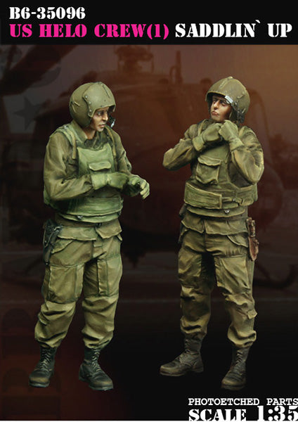 BRAVO *6 35096 VIETNAM WAR U.S.  HELO CREW (1)  SADDLIN' UP 1:35