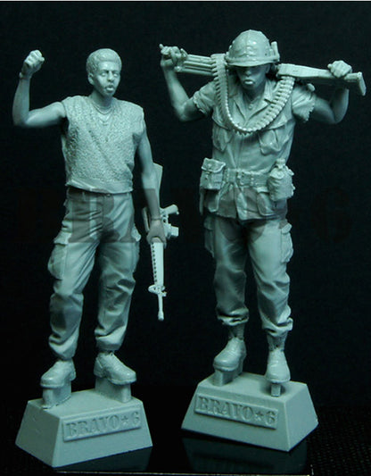 BRAVO *6 35099 VIETNAM WAR U.S.  SOLDIERS "BLACK POWER" 1:35