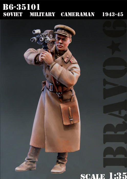 BRAVO *6 35101 WORLD WAR II SOVIET MILITARY CAMERMAN  1943-45 (1 FIGURE)