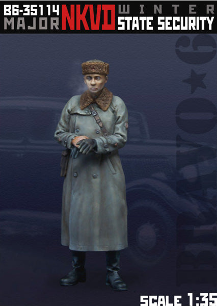 BRAVO *6 35114 WORLD WAR II RUSSIAN MAJOR NKVD STATE SECURITY-WINTER (1 FIGURE)