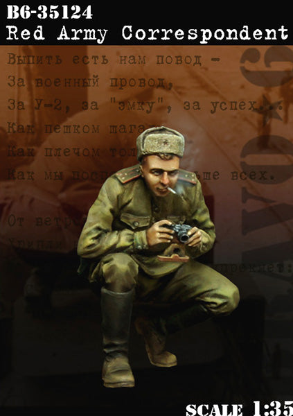 BRAVO *6 35124 WORLD WAR II RED ARMY CORRESPONDENT (1 FIGURE)