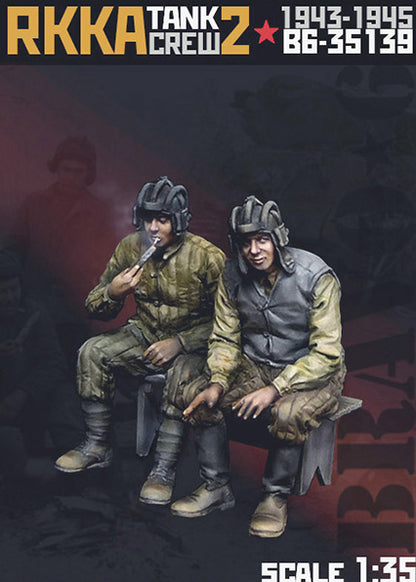 BRAVO *6 35139 WORLD WAR II RUSSIAN RKKA TANK CREW (2) 1943-1945 (2 FIGURES)