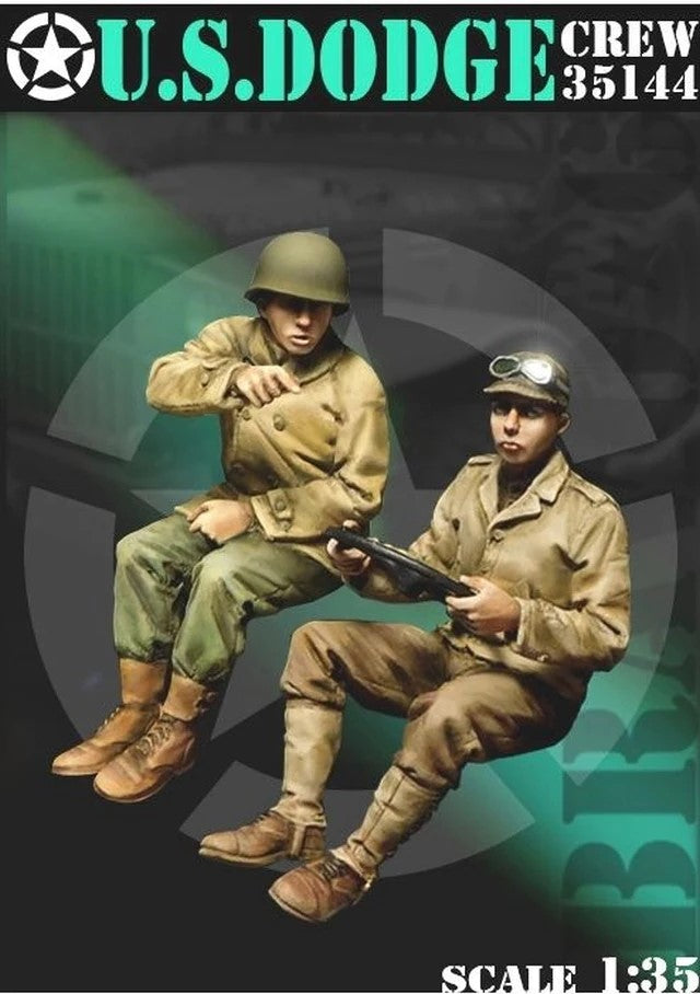 BRAVO *6 35144 WORLD WAR II U.S. DODGE CREW (2 FIGURES)