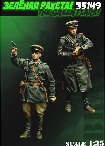 BRAVO *6 35149 WORLD WAR II RUSSIAN SOLDIERS "THE GREEN FLARE!" (2 FIGURES)