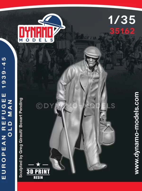 DYNAMO MODEL  1:35 SET 35162 WORLD WAR II EUROPEAN REFUGEE THE OLD MAN 1939-45