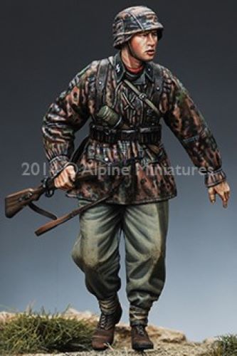 ALPINE MINIATURES 1:35 SET 35166 WWII GERMAN WSS INFANTRY #1 (1 FIGURE)