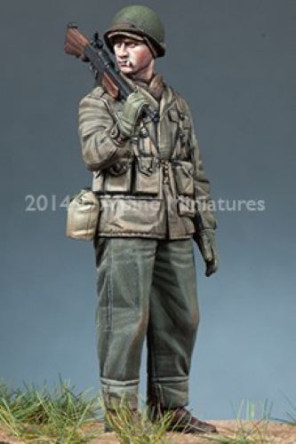 ALPINE MINIATURES 1:35 SET 35169 WWII  US BAR GUNNER (1 FIGURE/2 HEADS)