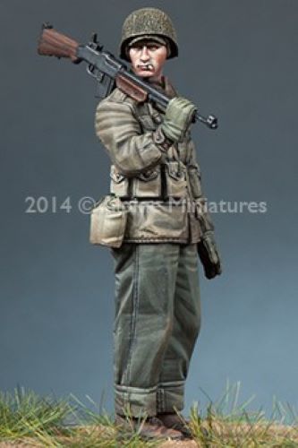 ALPINE MINIATURES 1:35 SET 35169 WWII  US BAR GUNNER (1 FIGURE/2 HEADS)