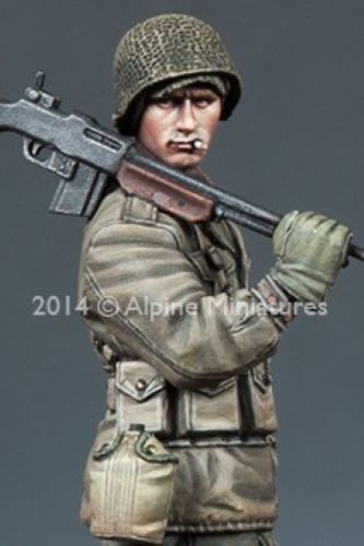 ALPINE MINIATURES 1:35 SET 35169 WWII  US BAR GUNNER (1 FIGURE/2 HEADS)