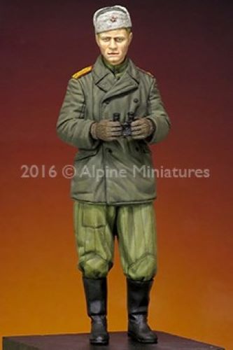 ALPINE MINIATURES 1:35 SET 35214 WWII RUSSIAN TANK COMMANDER (1 FIGURE-2 HEADS)