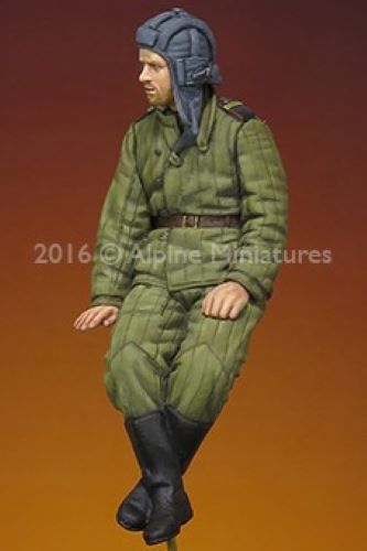 ALPINE MINIATURES 1:35 SET 35215 WWII RUSSIAN TANK CREW (1 FIGURE-2 HEADS)