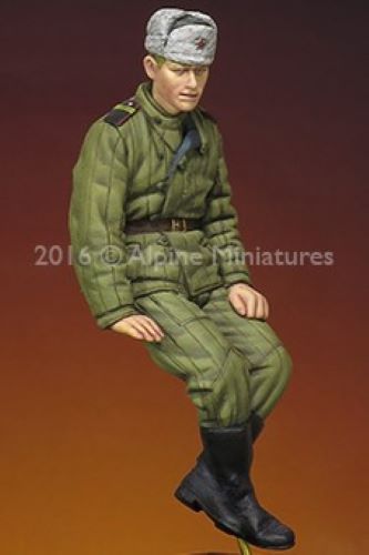 ALPINE MINIATURES 1:35 SET 35215 WWII RUSSIAN TANK CREW (1 FIGURE-2 HEADS)