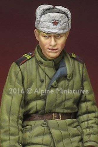 ALPINE MINIATURES 1:35 SET 35215 WWII RUSSIAN TANK CREW (1 FIGURE-2 HEADS)