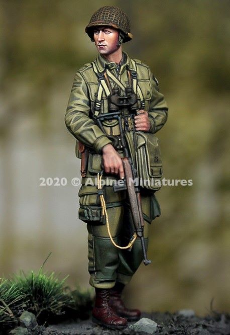 ALPINE MINIATURES 1:35 SET 35275 WWII US 101ST AIRBORNE OFFICER  (1 FIGURE)