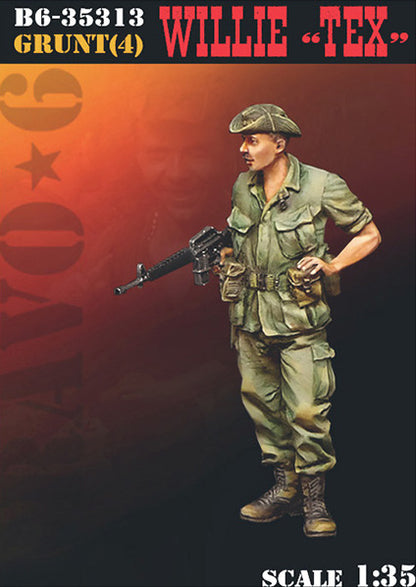 BRAVO *6 35313 VIETNAM WAR GRUNT (4) WILLIE "TEX" 1:35