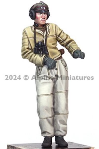 ALPINE MINIATURES 1:35 SET 35315 WWII GERMAN PANZER COMMANDER (1 FIGURE/2HEADS)