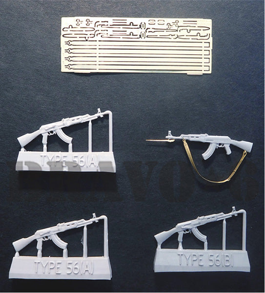 BRAVO *6 35319 VIETNAM WAR TYPE 56 ASSAULT RIFLE PHOTOETCHED- 4 PIECES