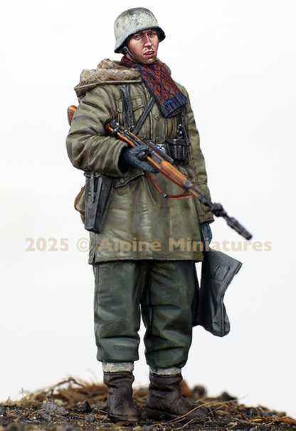 ALPINE MINIATURES 1:35 SET 35325 WWII WSS GRENADIER W/ GRENADE LAUNCHER 1 FIGURE