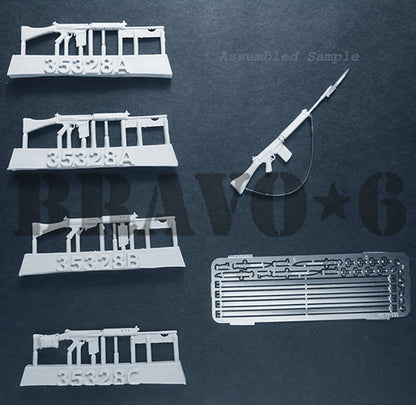 BRAVO *6 35328 VIETNAM WAR L1A1 SLR (LITHGOW) PHOTOETCHED- 4 PIECES