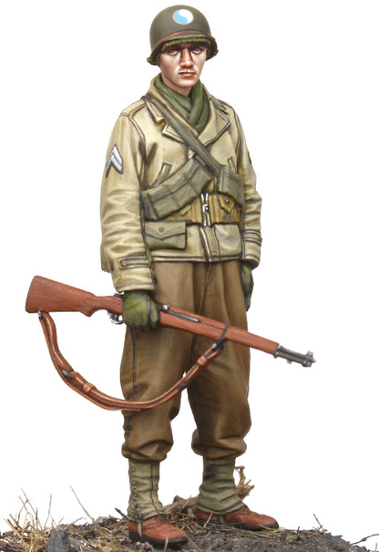 ALPINE MINIATURES 1:35 SET 35333 WWII US INFANTRY CORPORAL (1 FIGURE-2 HEADS)