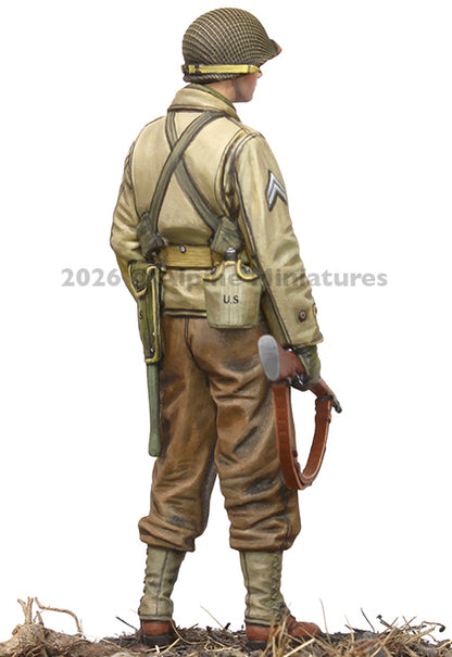 ALPINE MINIATURES 1:35 SET 35333 WWII US INFANTRY CORPORAL (1 FIGURE-2 HEADS)
