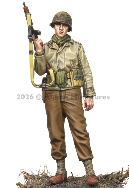 ALPINE MINIATURES 1:35 SET 35334 WWII US INFANTRY OFFICER (1 FIGURE-2 HEADS)