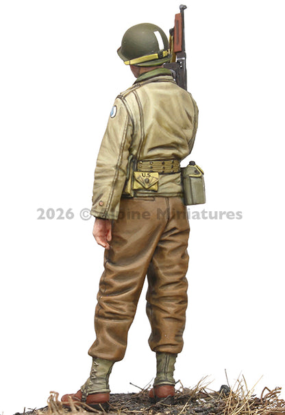 ALPINE MINIATURES 1:35 SET 35334 WWII US INFANTRY OFFICER (1 FIGURE-2 HEADS)