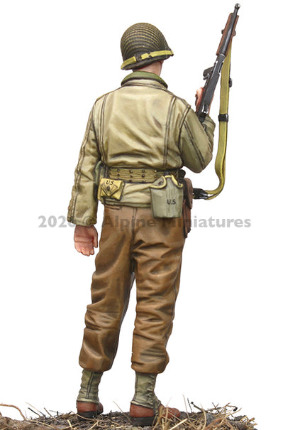 ALPINE MINIATURES 1:35 SET 35334 WWII US INFANTRY OFFICER (1 FIGURE-2 HEADS)