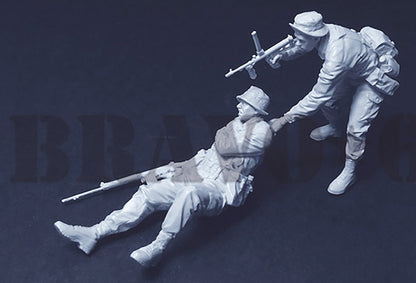 BRAVO *6 35341 VIETNAM WAR RAR INFANTRY (3) "CLOSE FIGHT" (2 FIGURES) 1:35