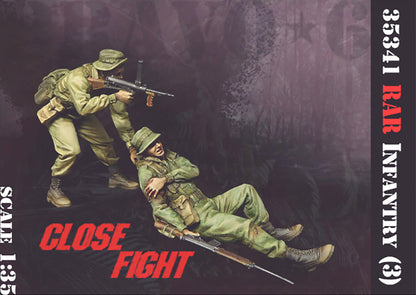 BRAVO *6 35341 VIETNAM WAR RAR INFANTRY (3) "CLOSE FIGHT" (2 FIGURES) 1:35